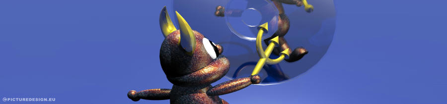 Raytracing Illustration zu FreeBSD ©PICTUREDESIGN